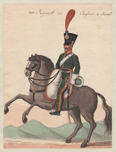 Cavaliere del 24º Reggimento di Cacciatori a Cavallo da Major Otto from Baden